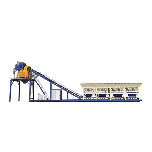 Ligne de production de béton portable YHZS25 économique 25-180m³/h avec malaxeur JS500 et silo à ciment à vendre - Product Image 2