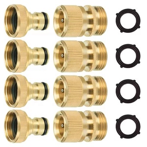 Adaptateur de robinet d'eau de jardin en <span class=keywords><strong>laiton</strong></span> de 3/4 "connecteur <span class=keywords><strong>tuyau</strong></span> d'<span class=keywords><strong>arrosage</strong></span> à adaptateur de robinet raccords de <span class=keywords><strong>tuyau</strong></span> d'eau - Product Image 4