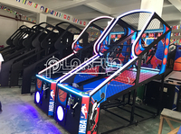 Playfun Nouveau parc d'attractions intérieur à pièces, jeu de tir au basket-ball électronique N-B-A, machine de jeu d'arcade de basket-ball