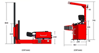 Machine de serrage de pneu pneumatique de haute qualité | Outil de réparation de pneu en acier au carbone | Pince automobile la plus vendue