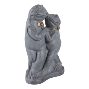 Statua di Rana in Resina, Decorazione da Giardino con Design Texturizzato, Ornamento Contemporaneo per Esterni - Product Image 2