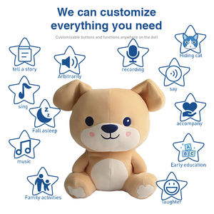 Yüksek kaliteli doldurulmuş köpek kişiselleştirilmiş peluş köpek benzersiz peluş hediyeler oyuncak özel sevimli arkadaşı - Product Image 2