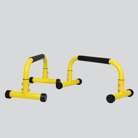 Barres de gymnastique portables en acier, réglables, pour pompes et dips, noires, légères et durables pour la musculation à domicile