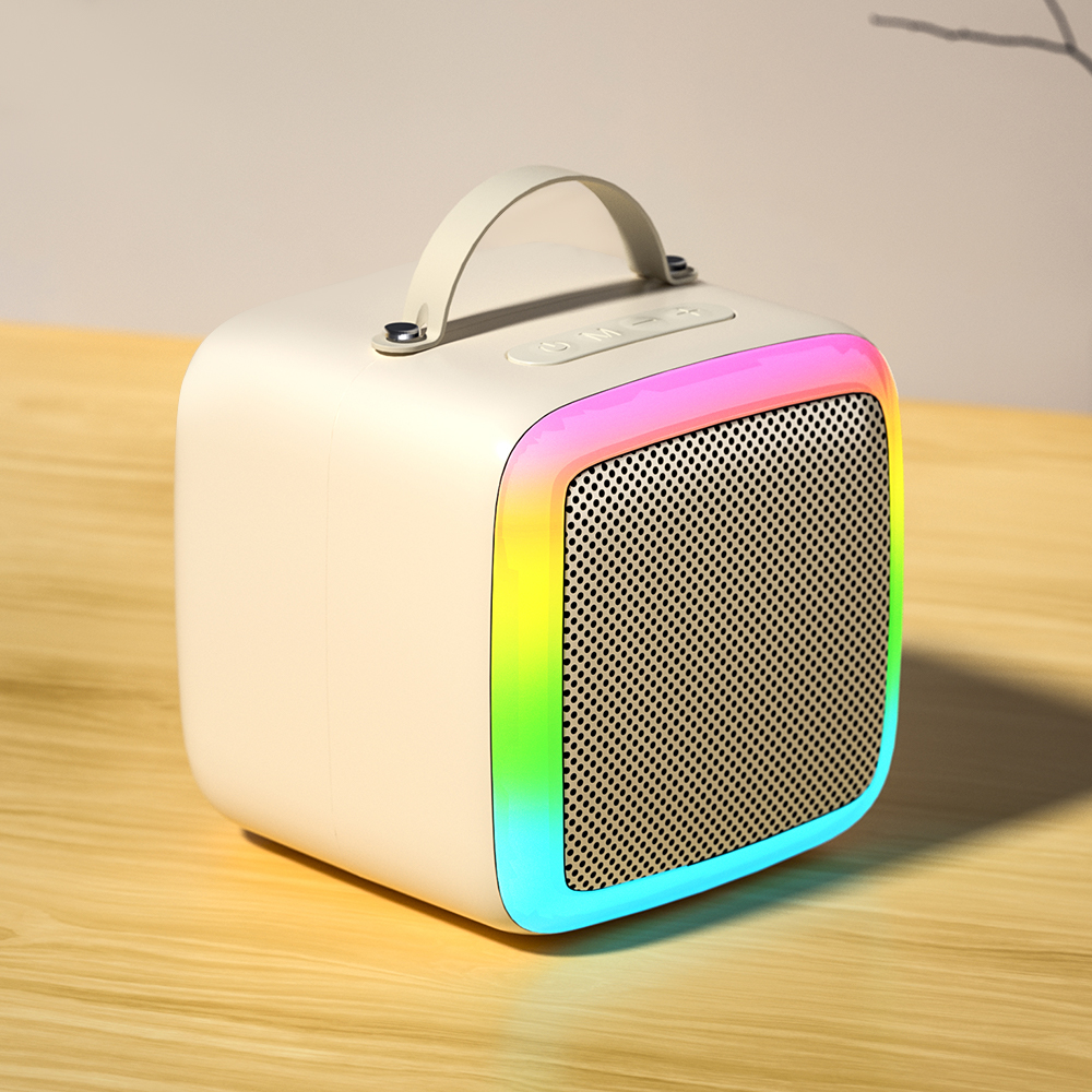 Altoparlante Bluetooth ANCOBER Portatile - Suono Stereo HD, Luci Colorate, IPX4, TWS, Batteria 12h, Gadget Regalo