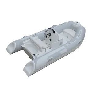 Zhenbo 3.4M Luxe Vissersboot Orka Hypalon Stijve Opblaasbare Boot 11ft RIB-340C Met Buitenboord-rib340