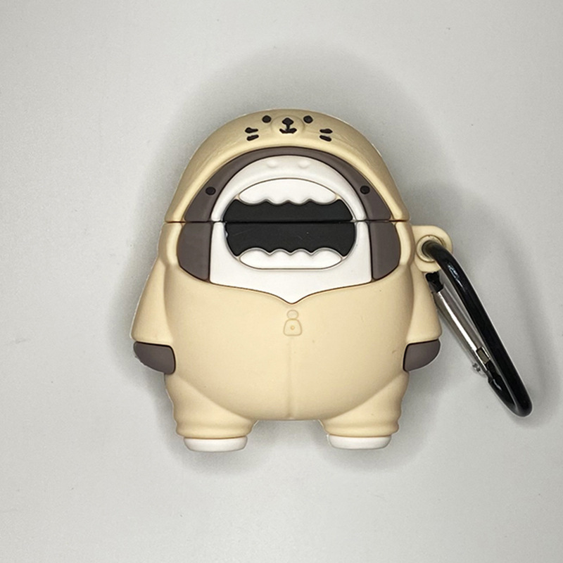 requin jaune pour airpods/airpods pro/airpods3