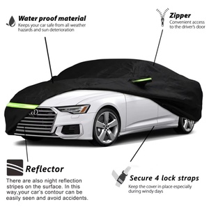 Fundas Impermeables Personalizadas <span class=keywords><strong>para</strong></span> Autos Audi A6/S6 Sedán 2004-2025, con Correa Antiviento, Cierre de Cremallera de una Puerta, Protección Contra Nieve, Lluvia, Polvo y Granizo - Product Image 2