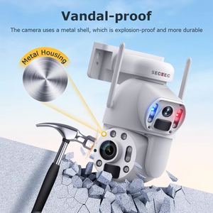 Cámara Solar Sectec Nueva HD de 6MP con Zoom de 36X, Color Blanco, Grabación de <span class=keywords><strong>Video</strong></span> 24/7, Seguimiento Automático, <span class=keywords><strong>Vigilancia</strong></span> 4G para Exteriores - Product Image 4
