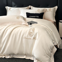 Parure de lit de luxe en coton lavé, housse de couette et draps, ensemble de literie haut de gamme pour la maison, vente en gros