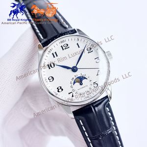 Reloj de Cuarzo de Lujo para Hombre de Alta Calidad con Caja de Acero Inoxidable 316L, Correa de Cuero Impermeable, Fondo Transparente, Longiness - Product Image 5