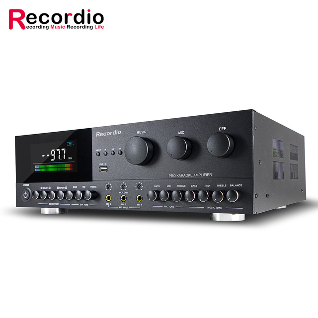 GAP-EK6000 New Professional Sound Amplifier Preamplifier Audio High-power Karaoke Amplifier with USB and BT Amplifier