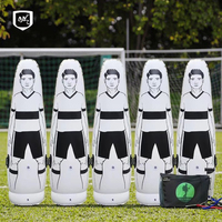 Mannequin Gonflable Blanc de 70 Pouces pour Entraînement de Football Américain – Équipement de Plaqué pour Gardien de But et Joueurs