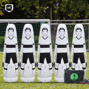 Maniquí inflable de fútbol americano blanco de 70 pulgadas, equipo de entrenamiento de Maniquí de portero para jugadores de fútbol - Product Image 1
