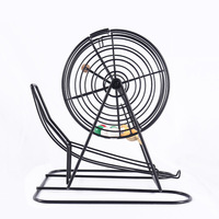 Petite machine de loterie de bingo en libre-service manuelle de bureau, jeux de jouets et cages de loterie pour enfants, cages de bingo de loterie