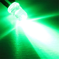 Télécommande à Led pour jouet de voiture, lot de 10 Diodes lumineuses, ampoule Led de 5mm, DC 20cm, bleu, vert, rouge, bleu, ambre, orange, pour bricolage, 3 12v