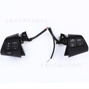 ปุ่มพวงมาลัยรถยนต์สำหรับโตโยต้า โคโรลล่า 2011-2013 สวิตช์ควบคุมเสียงวัสดุ ABS สีดำ - Product Image 5