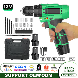 12V Cordless Drill Set With Screwdriver <b>Power</b> <b>Tools</b> and Accessories Drilling Diameter 25mm OEM Customizable CD-12HP 12V Cordless - Product Image 4