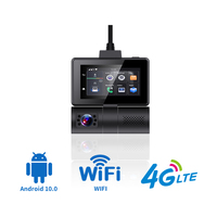 2024 nouveau 4G Mini Dash Cam Android 10.0 double caméras avant et intérieur enregistrement ADAS caméra de voiture écran tactile 4g lte sim voiture dvr
