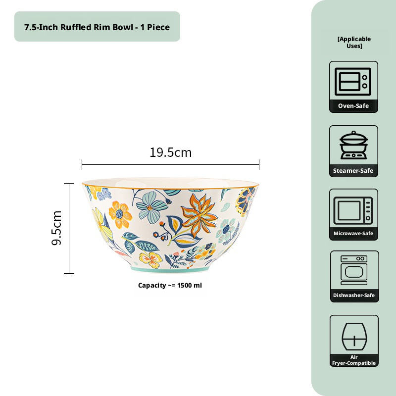 Bol à bord volanté de 7,5 pouces - 1 pièce