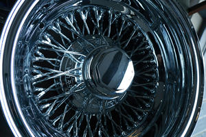 Jantes de luxe en alliage forgé chromé argenté 13/14x7, design classique multi-rayons 5x114.3/5x120 - Product Image 4