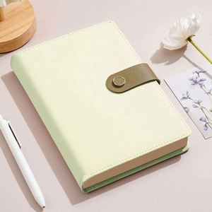 Diario Personalizado de Tapa Dura, Cuaderno de Cuero PU, Agenda A5 con Encuadernación Térmica y Cosido con Hilo, Set de Regalo Empresarial con Bolígrafo - Product Image 4