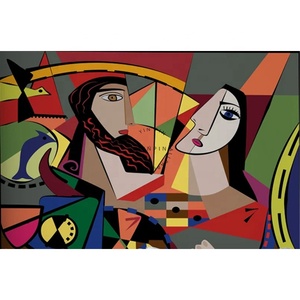 Portrait abstrait <span class=keywords><strong>peinture</strong></span> <span class=keywords><strong>abstraite</strong></span> art mural luxe <span class=keywords><strong>papier</strong></span> <span class=keywords><strong>peint</strong></span> 3d - Product Image 4