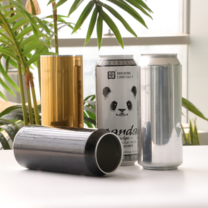 Acheter Fabrication 500ml 1 Litre Aluminium Café Boisson <span class=keywords><strong>Vide</strong></span> Impression Emballage Rond Métal Pop Can Prix avec Impression - Product Image 3