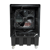 Refroidisseur d'air évaporatif portable extérieur à grand débit d'air 23 000 m³/h, ventilateur de ventilation évaporatif industriel et commercial