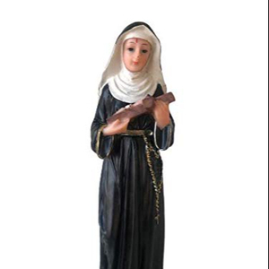 Statua di Santa <span class=keywords><strong>Rita</strong></span> da Cascia Figura in Resina Personalizzata - Product Image 1