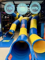 Parc d'attractions intérieur pour enfants Hogwood - Ensemble de jeux souples - Conception à rendement élevé (ROI) - Matériaux en peluche et métal (3D gratuit inclus >100 passagers)