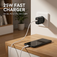 Cantell UK PD 20W Cargador Rápido con Enchufe y Cable de Carga Tipo C, Adaptador de Corriente y Cable para iPhone 17 16 15 14 13