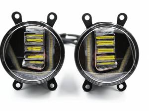 3-IN-1 Fonctions Auto <span class=keywords><strong>LED</strong></span> DRL Pour Peugeot <span class=keywords><strong>207</strong></span> 2009 - 2012 2013 Feux Diurnes Projecteur de Voiture Feu Antibrouillard Avec Signal Jaune - Product Image 2