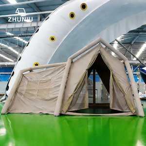 خيمة تخييم هوائية عالية الجودة من المصنع، مصنوعة من قماش أكسفورد، خيمة فاخرة قابلة للنفخ للاستخدام العائلي في التخييم الخارجي - Product Image 1