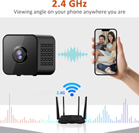 Kamera Keamanan IP Wi-Fi Mini Dalam Ruangan 2MP HD P2P Nirkabel 1080P Harga Pabrik Murah dengan Remote, IR Night Vision, dan Kartu Memori