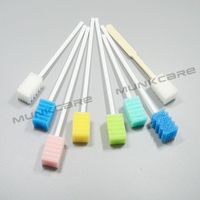 MUNKCARE Bâtonnet de nettoyage buccal jetable multicolore pour l'entraînement sensoriel des enfants autistes et atteints de Down, bâtonnet éponge pour la rééducation de la parole