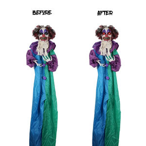 Shaking Clown Animated Halloween Prop Circo Carnaval Animatronic Haunted - Product Image 5