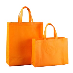 Tái sử dụng có thể gập lại mua sắm túi thân thiện với môi cotton logo siêu thị Mat tái chế polypropylene không dệt Polyester Vải - Product Image 1