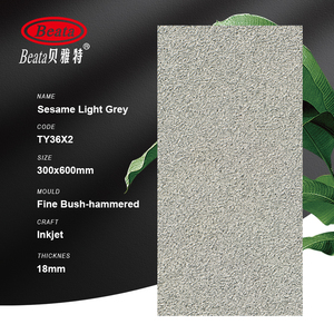 Piastrelle in Porcellana Opaca Beata 18mm di Spessore 300x600mm <span class=keywords><strong>per</strong></span> Esterni, Antiscivolo <span class=keywords><strong>per</strong></span> Vialetti, Pietra <span class=keywords><strong>per</strong></span> Pavimentazione <span class=keywords><strong>per</strong></span> Paesaggistica e <span class=keywords><strong>Piscine</strong></span> - Product Image 2