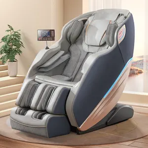 Produk Baru Sillon Masajeador 4D Kursi Badan Shiatsu Mewah Tanpa Gravitasi 3D Kursi Pijat AI Tubuh Penuh dengan Diskon Yang Menguntungkan