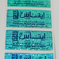 Étiquettes holographiques personnalisées anti-effraction, étiquettes de sécurité, étiquettes décoratives 3D imperméables avec logo imprimé