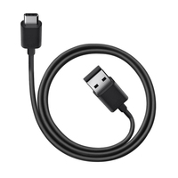 Kabel Pengisi Daya 4 Inti untuk Perangkat Android Aksesori Ponsel Kabel Pengisian Super Cepat Kabel USB Putih Ke Kabel Tipe C