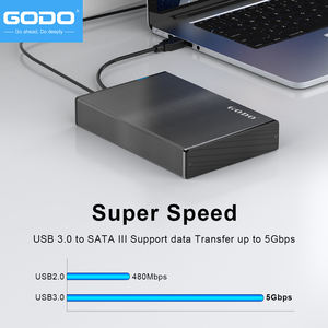 Boîtier de <span class=keywords><strong>disque</strong></span> <span class=keywords><strong>dur</strong></span> externe GODO USB 3.0 3,5 pouces SATA en aluminium 18 To avec adaptateur d'alimentation - Product Image 3