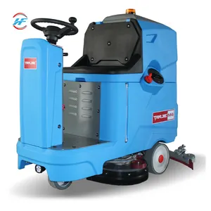 Commerciële Industriële Straatreinigingsmachine Oplaadbare Vloer Scrubber Hete Verkoop Veegmachine
