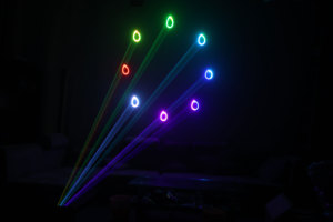 Luz Láser RGB de 5W a Todo Color, 300mW G, 1000mW R, 800mW B, DMX512 ILDA, Proyector Láser de Animación para Discotecas y Clubes Nocturnos - Product Image 4