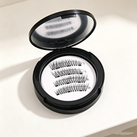 Cils magnétiques 3D personnalisés réutilisables en gros pour un port facile – Kit de cils magnétiques naturels
