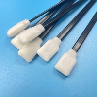 Rectángulo de 128 mm Hisopo de espuma - Palillo resistente - para boquillas de cabezales de impresión de inyección de tinta, limpiadores, estaciones de capping y puertos de tinta - Sala limpia