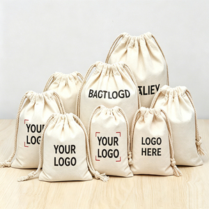 Bolsa de lona de lino ecológica reutilizable con diseño de logotipo personalizado, bolsillo con solapa, protector de tela portátil para bolsos y ropa - Product Image 4