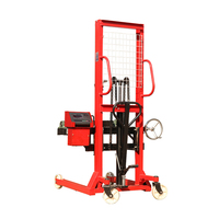 Chariot élévateur à fût hydraulique Jichuan, élévateur à fût manuel, chariot élévateur à huile avec diamètre maximal de 562-585 mm