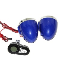 Haut-parleurs étanches pour moto 12V, Bluetooth, télécommande, radio numérique USB, lecteur MP3