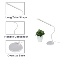 Minuterie à intensité variable bras oscillant architecte LED USB lampe de bureau lampe de livre pour l'éclairage de bureau à domicile